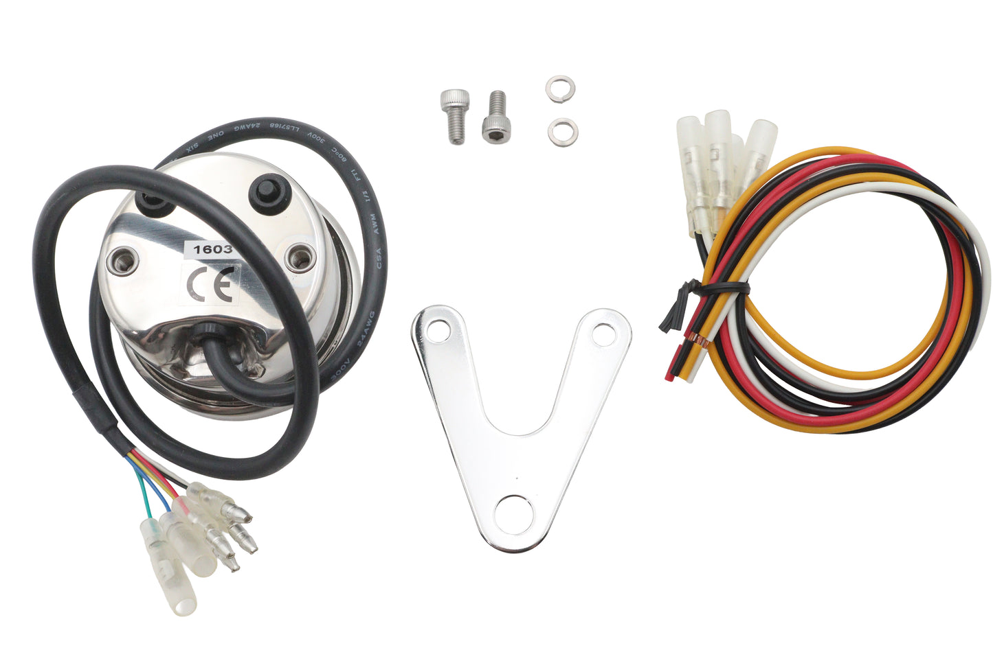 HARLEY Mini 60mm Elektronischer Tacho Passend für 0-  Custom, Anwendung für alle Modelle mit elektronischer