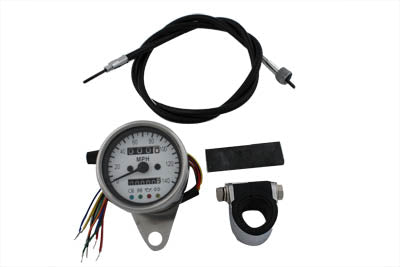 HARLEY Mini 60mm Speedometer with 2:1 Ratio Fits 0-  Custom, application