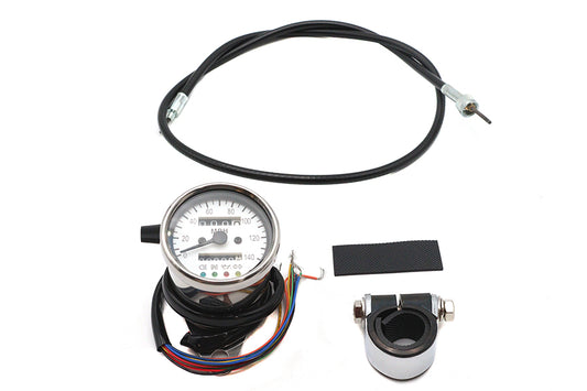 HARLEY Mini 60mm Speedometer with 2:1 Ratio Fits 0-  Custom, application