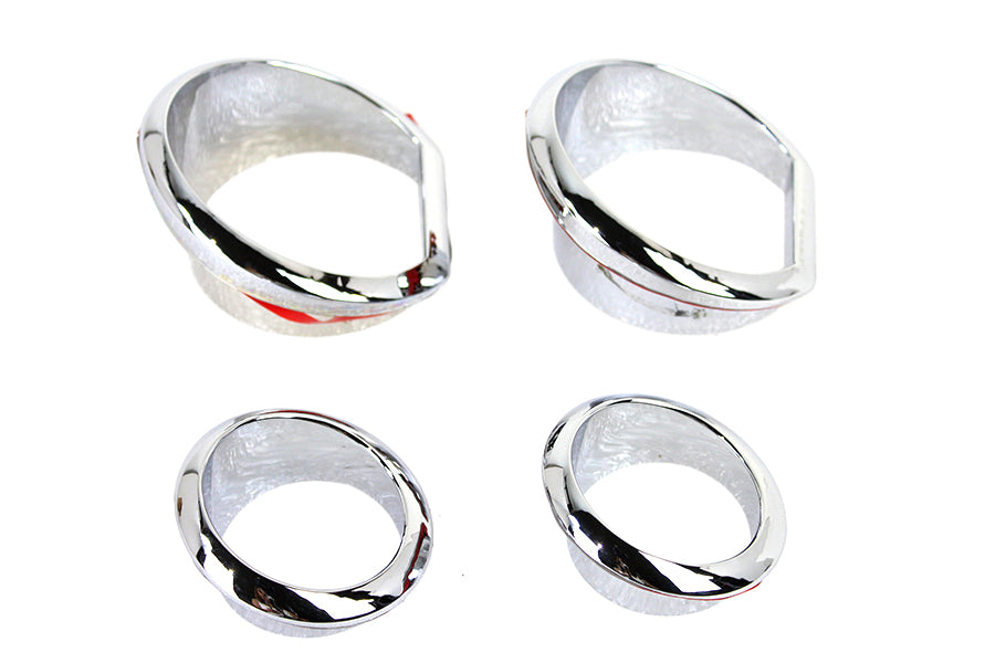 HARLEY Tacho-Zierring Chrom Passend für 2014-UP FLH, 2014-UP FLHX, 2014-UP FLHTCU, 2014-UP FLHTCUTG,