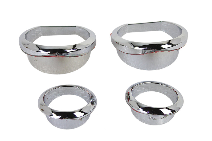 HARLEY Tacho-Zierring Chrom Passend für 2014-UP FLH, 2014-UP FLHX, 2014-UP FLHTCU, 2014-UP FLHTCUTG,