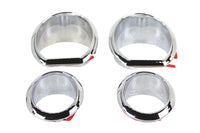 HARLEY Tacho-Zierring Chrom Passend für 2014-UP FLH, 2014-UP FLHX, 2014-UP FLHTCU, 2014-UP FLHTCUTG,
