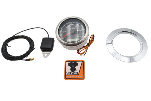 ハーレー85mm GPSスピードメーターキット、1968-1984 FL、1984-1995 FXST、1986-1995 FLSに対応