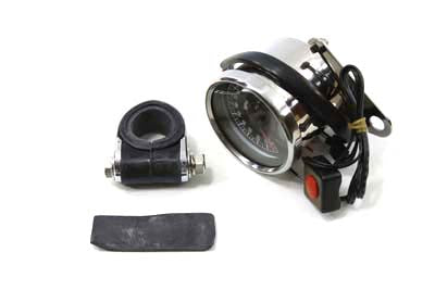 HARLEY 60mm Mini Electric Speedometer Fits 0-  Custom, application with stock type electronic speed
