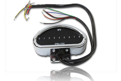HARLEY Digital Mini Speedometer and Tachometer Fits 0-  Custom, application with OE or aftermarket s