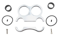 HARLEY Chrom Billet 48mm Doppel-Instrumentenhalterung Passend für 0- Zoll Custom, Anwendung 1 oder 1-1/4" Lenker"