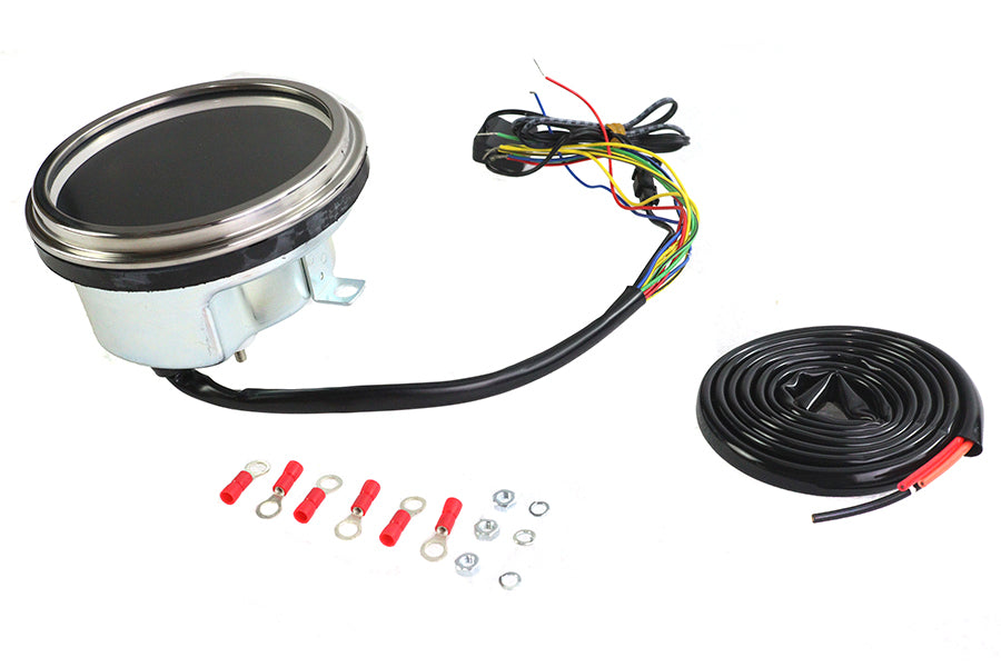 HARLEY LED Digital Speedometer and Tachometer Assembly Fits 0-  Custom, application