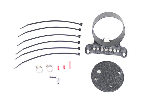 HARLEY Single Gauge Mount Bracket Black fits 1995-2005 XL,   1995-2005 FXD,