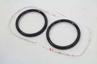 HARLEY 4 Zoll Tachoblendenabdeckung Schwarz Set Passend für 1996-1999 FLHT, 1998-1999 FLTR,