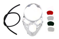 HARLEY Chrome Dash Panel Fits 1938-1938 EL,   1938-1938 UL,   1938-1938 WL,