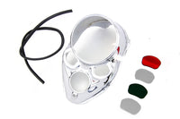HARLEY Chrome Dash Panel Fits 1938-1938 EL,   1938-1938 UL,   1938-1938 WL,