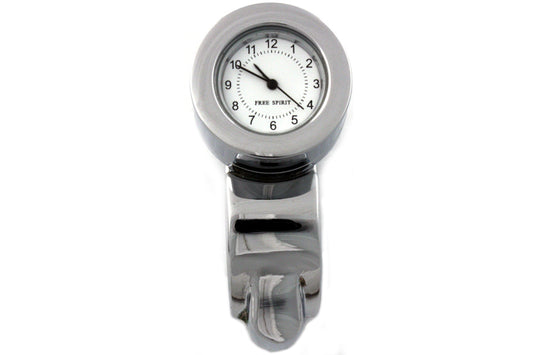 HARLEY Chrome Handlebar Clock Assembly fits 0-  All,