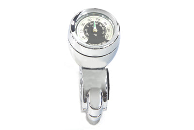 HARLEY Temperature Gauge with Mount Chrome Fits 0-  Custom, Custom application