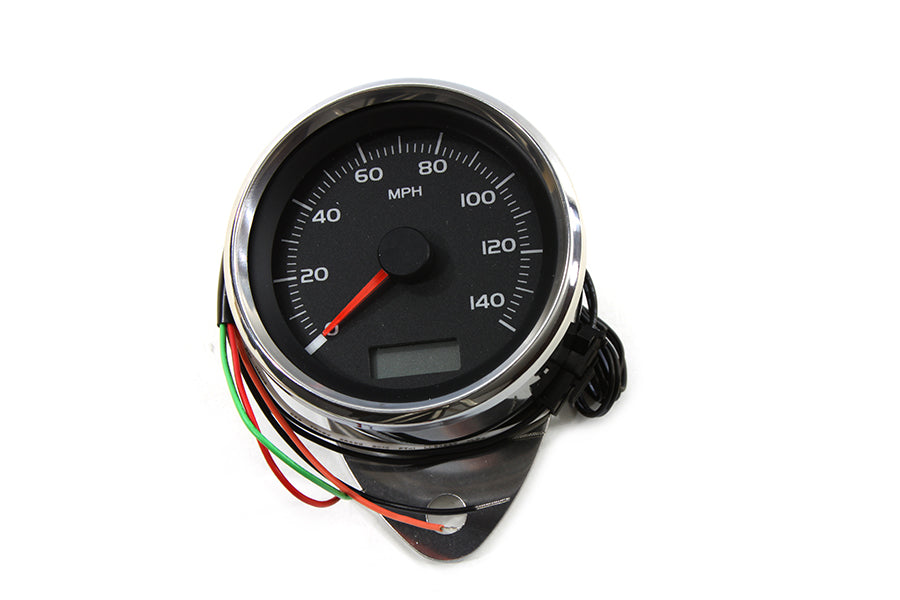 HARLEY 80mm Mini Elektronischer Tacho Passend für 0- Custom, Anwendung 0- Custom, Anwendung