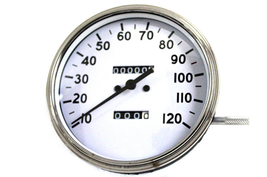 HARLEY Replica 2:1 Speedometer with Black Needle fits 1941-1961 FL,   1936-1940 EL,   1936-1952 WL,   1938-1948 UL,