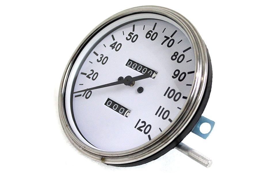 HARLEY Replica 2:1 Speedometer with Black Needle fits 1941-1961 FL,   1936-1940 EL,   1936-1952 WL,   1938-1948 UL,