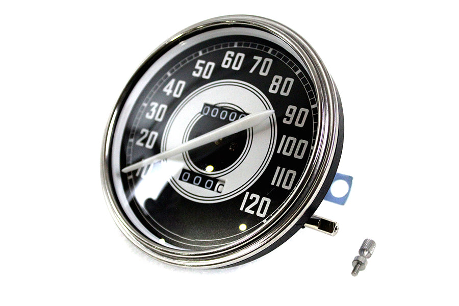 HARLEY Replica 2:1 Speedometer with White Needle fits 1940-1945 FL,