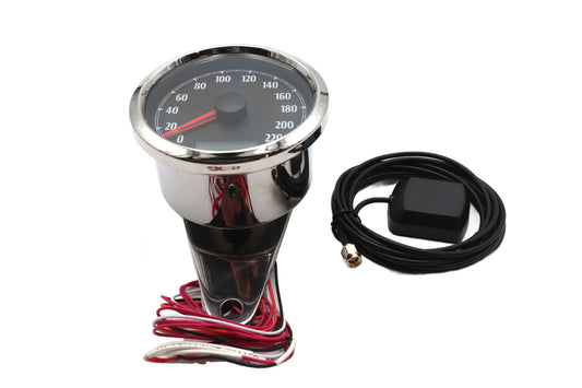 HARLEY 85mm GPS Speedometer Chrome Fits 0-  Custom, application