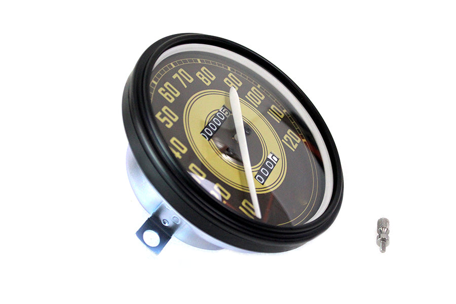 HARLEY Tachometer mit 2:1 Übersetzung und weißem Zeiger, passend für 1941-1961 FL, 1936-1940 EL, 1937-1952 WL