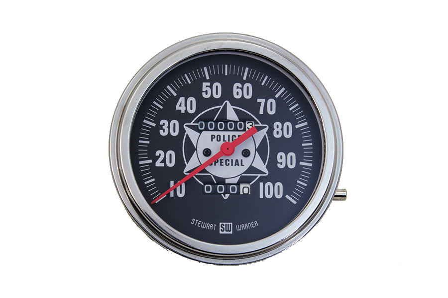 HARLEY Polizei Tachometer 2:1 Übersetzung Passend für 1948-1961 FL, 1936-1952 EL, 1936-1961 W, 1936-1961 G,