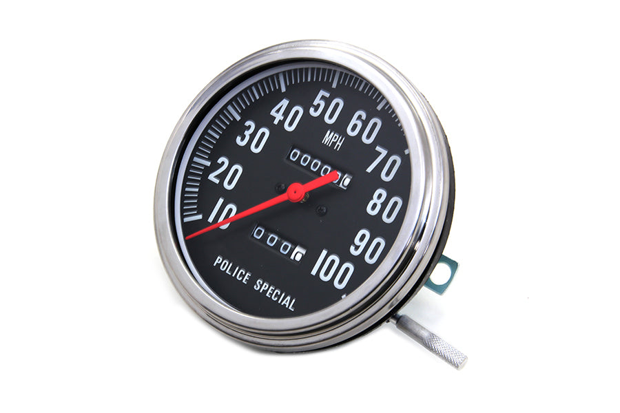 HARLEY Polizei Tachometer 2:1 Übersetzung Passend für 1941-1967 FL, 1936-1952 EL, 1936-1952 W, 1936-1967 G,