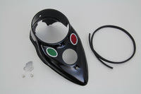 HARLEY Black Cateye-Armaturenbrett passend für EL 1939-1946, FL 1941-1946, W 1942-1946,