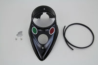 HARLEY Black Cateye-Armaturenbrett passend für EL 1939-1946, FL 1941-1946, W 1942-1946,