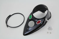 HARLEY Black Cateye-Armaturenbrett passend für EL 1939-1946, FL 1941-1946, W 1942-1946,