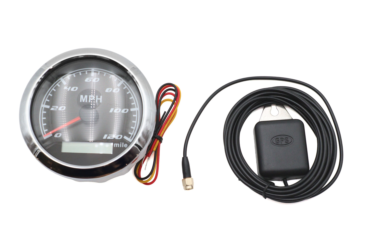 HARLEY 85mm GPS Speedometer Black Fits 0-  Universal, fitment