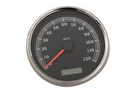 HARLEY 5 Zoll Elektronischer Tacho Schwarz Passend für 2004-2011 FXD, 2004-2010 FLST, 2004-201