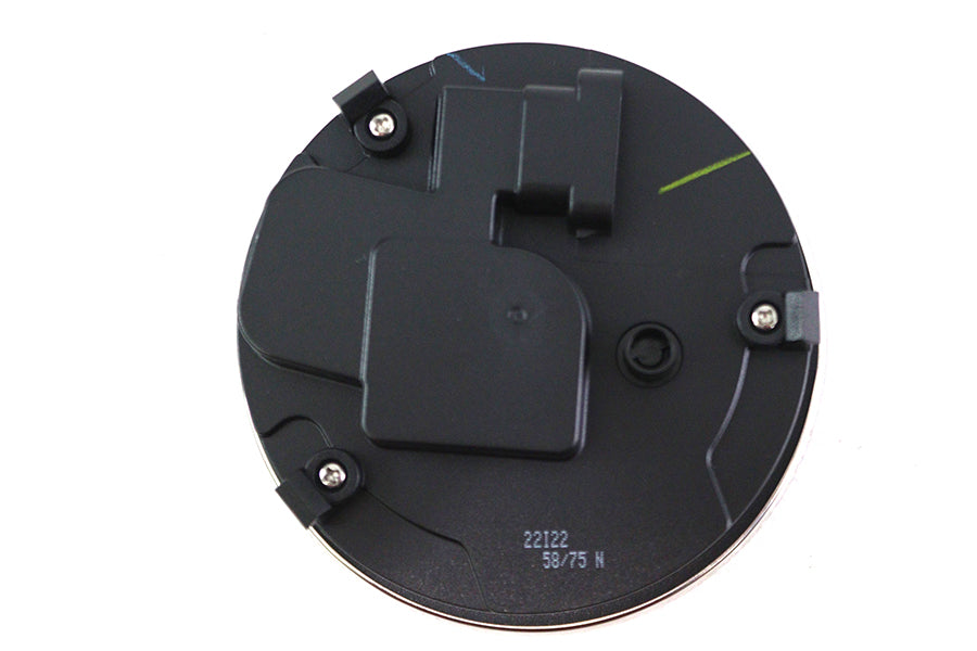 HARLEY 5 Zoll elektronische Tachometerbaugruppe Silber Passend für 2004-2011 FXD, 2004-2010 FLST, 2004-20