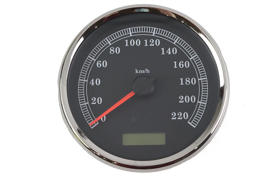 HARLEY 5 Zoll elektronische Tachoeinheit schwarz, passend für 2004-2011 FXD, 2004-2010 FLST, 2004-201