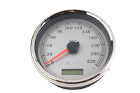 HARLEY 5 inch Electronic Speedometer Assembly Silver Fits 2004-2011 FXD,   2004-2010 FLST,   2004-20