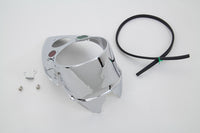 HARLEY Chrom-Cateye-Armaturenbrettblende passend für 1939-1946 EL, 1941-1946 FL, 1942-1946 W,