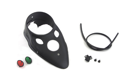 HARLEY Replica Cateye Armaturenbrett schwarz Passend für 1939-1940 EL, 1941-1946 FL, 1939-1946 UL, 1939-194