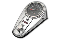 HARLEY Chrom-Armaturenbrett-Kit mit zwei Leuchten und Tachometer im Verhältnis 2:1, passend für FL-Modelle von 1948-1967, FXW-Modelle von 1980-1983