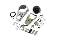 HARLEY Chrom-Armaturenbrett-Set mit zwei Lichtern und Tachometer im Verhältnis 2:1, passend für 1948–1967 FL, 1980–1983 FX,
