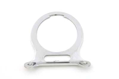 HARLEY Single Gauge Mount Bracket Chrome with Slot Fits 1992-1994 XL,   1991-1994 FXD,