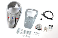 HARLEY Chrom-Armaturenbrett-Kit mit drei Leuchten, passend für 1941-1984 FL, 1980-1984 FX, 1985-1986 FX, 1984-1