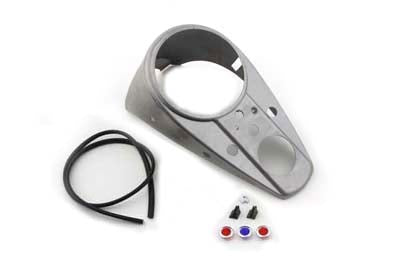 HARLEY Raw Three Light Dash Panel fits 1962-1967 FL,