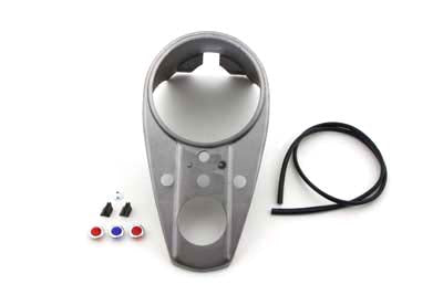 HARLEY Raw Three Light Dash Panel fits 1962-1967 FL,