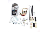 HARLEY Chrome Cast Dash Cover Kit ohne Tachometer Passend für 1968-1984 FLH, 1980-1986 FX, 1984-199