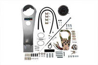 HARLEY Long Rider Style Dash Kit mit 2240:1 Tachometer Passend für 1984-1995 FXST, 1986-1995 FLST, 19
