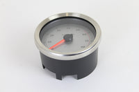 HARLEY 4 inch Silver Electronic Tachometer Fits 2004-2013 XL,   2004-2013 FLHT,   2004-2011 FXD,   2
