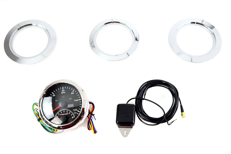 HARLEY 85mm GPS-Tachometer und Drehzahlmesser-Kit, passend für 1941–1984 FL,