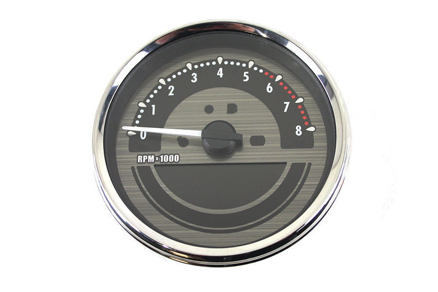HARLEY AEE 5 Zoll Tachometer im Dakota-Stil Schwarz Passend für 2004-2013 FLHR, 2004-2013 FLST, 2004-2013