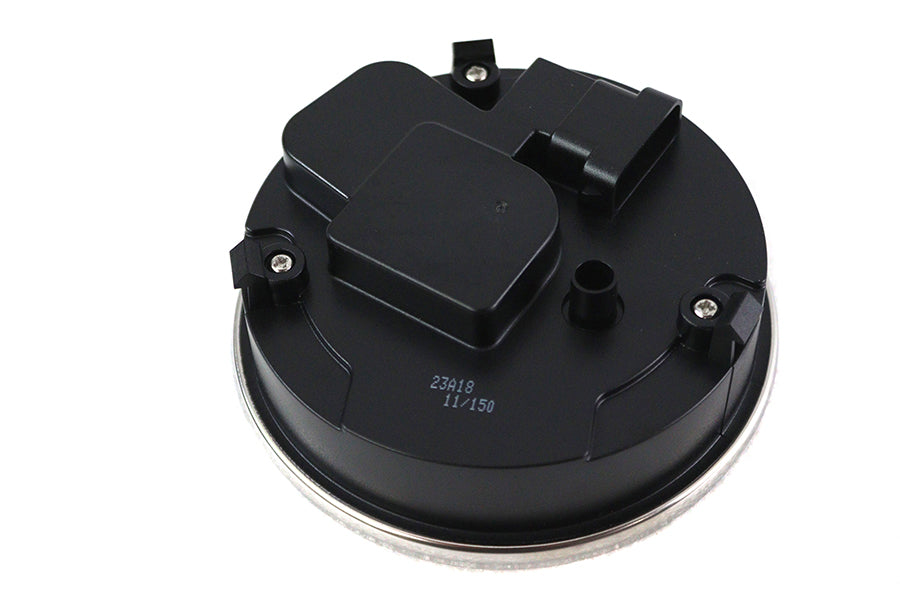 HARLEY AEE 5 Zoll Dakota Style Tachometer Silber Passend für 2004-2013 FLHR, 2004-2013 FLST, 2004-2013