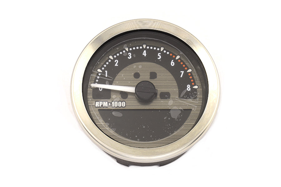HARLEY AEE 4 Zoll Dakota Style Tachometer und Drehzahlmesser Schwarz Passt für 2004-2013 FLT, 2004-2013 XL,