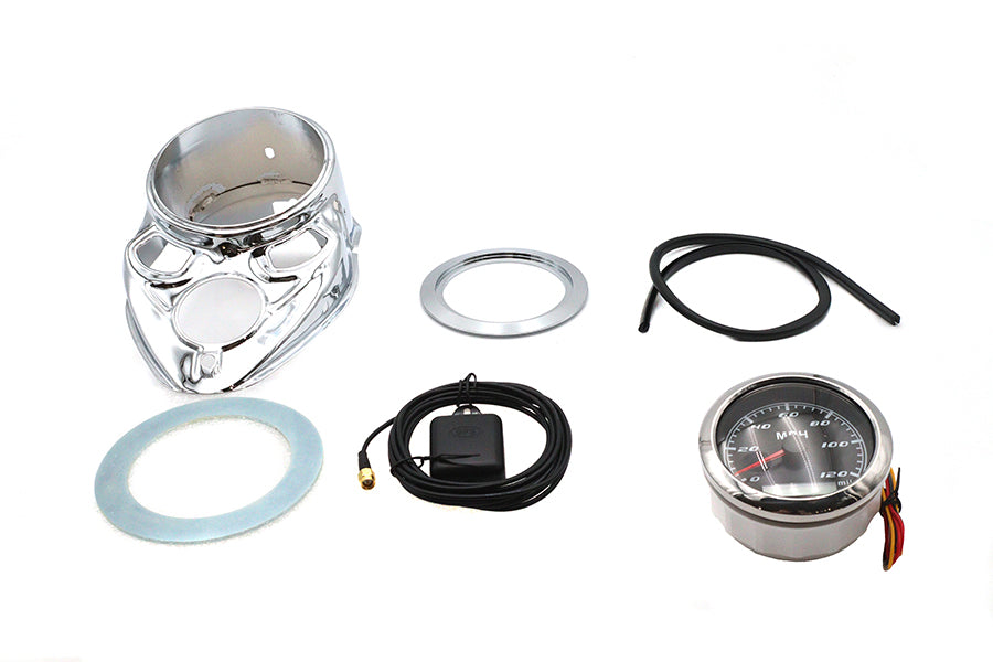 HARLEY 85mm GPS-Tachometer-Kit passend für 1936-1938 EL, 1936-1938 UL, 1936-1938 WL,