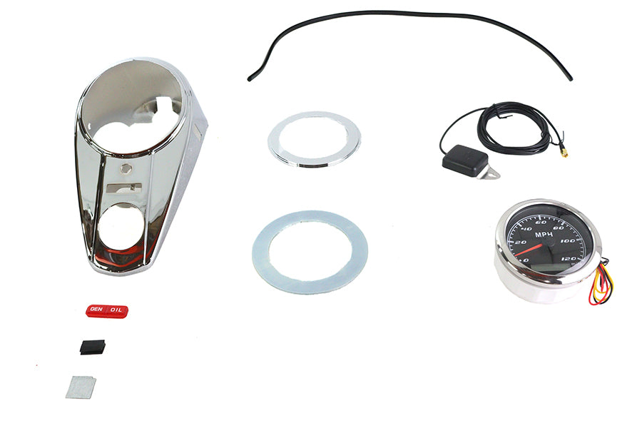 HARLEY 85mm GPS Speedometer Kit Fits 1947-1955 FL,